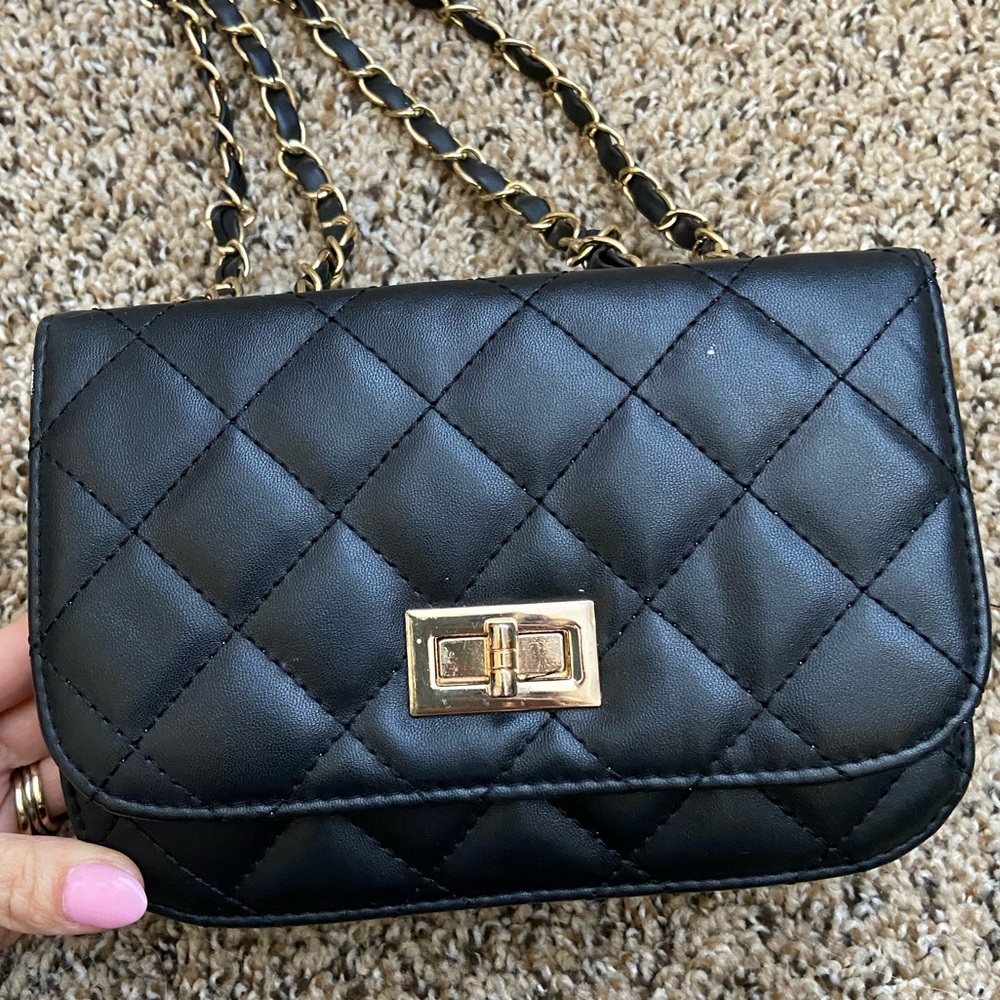 Small Black purse crossbody AVAILABLE THRU MAY 22